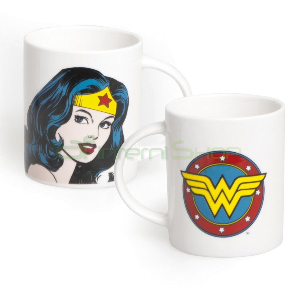 Acquista online Breakfast cup ceramic mug Wonder woman ML.300 Excelsa
